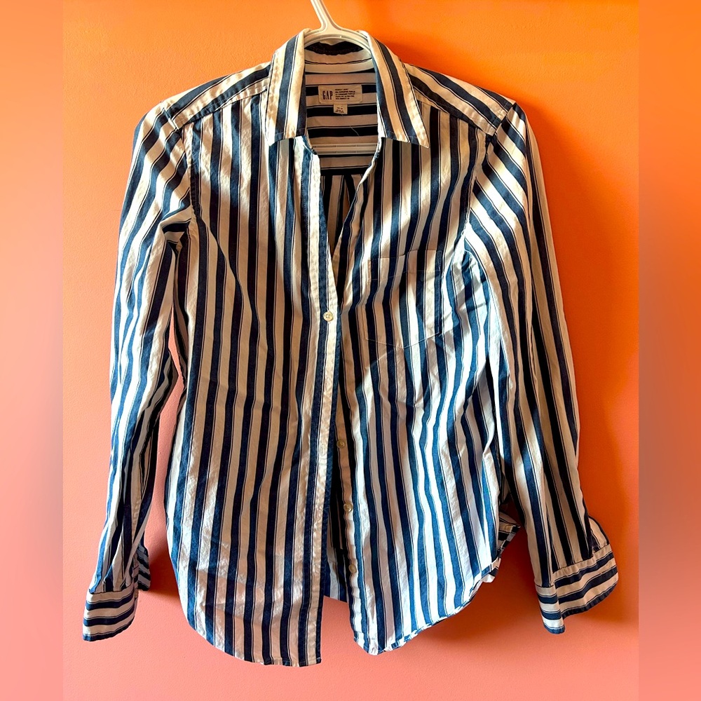 Gap 80’s poplin blouse